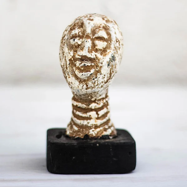 Ceramic sculpture, 'Jolly Head'